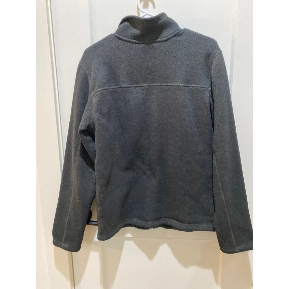The North Face Gordon Lyons Full Zip Fleece Jacket Mens Medium Dark Gray Heather